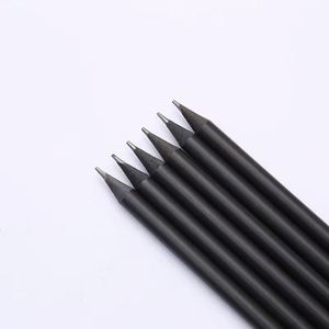 Lápices de Madera Negros Reciclados Modernos HB con Logotipo <span class=keywords><strong>Personalizado</strong></span>, Borrador Promocional, Sencillos, Económicos, al por Mayor, Estándar, de Marca, Regalo Escolar - Product Image 5