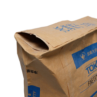 2 Layer 3 Layer Block Bottom Tile Adhesive Powder Sack Recycle Kraft Paper Cement Bag