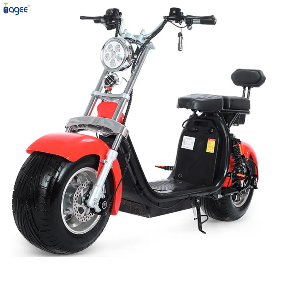 Scooter elétricos, c 1500w 2000w 3000w citycoco 60v 12ah/20ah pneus gordo/motocicletas elétricas