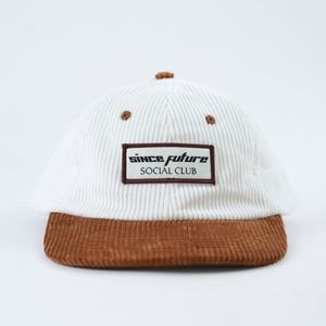 Gorra Snapback Personalizada de Tela de Pana, Gorra de 6 Paneles Sin Estructura, Gorra de Moda, Personalización de Logotipo, Gorra Bicolor Marrón - Product Image 2