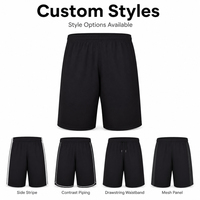 Shorts de sport pour hommes personnalisés avec logo, séchage rapide, en polyester respirant et léger, pour la course à pied et l'entraînement en salle de sport