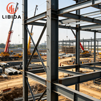 Structure en acier lourd anti-corrosion pour entrepôt frigorifique, bâtiment métallique préfabriqué sur mesure, résistant au vent et à la neige