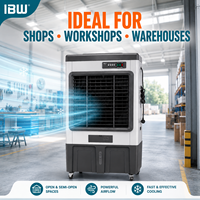 Refroidisseur d'air mobile industriel à faible consommation d'énergie, 220V, unité de refroidissement portable pour garage, fourni par l'usine