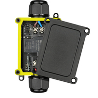 Interruptor de Control Remoto Inalámbrico DC 12V 24V 48V 60V 72V 80V 10A, Receptor de Relé RF de 1 Canal a Prueba de Agua, Control Remoto con Alcance de 50-100m