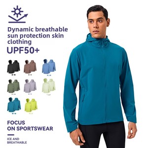 Chaqueta Bomber Ligera y Transpirable con Capucha para Primavera/Verano, Ropa Deportiva para Montañismo y Running - Product Image 1