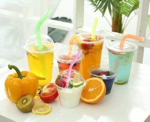 แก้วพลาสติก PET ขนาด 16 ออนซ์ พร้อมฝาโดมใส สำหรับกาแฟเย็น สมูทตี้ น้ำผลไม้ โซดา ค็อกเทล และงานปาร์ตี้ - Product Image 3