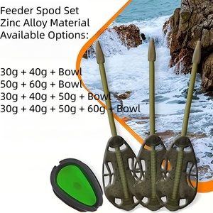 Kit de Method <span class=keywords><strong>Feeder</strong></span> avec bol en alliage de zinc, poids intégré, plusieurs grammages 30g 40g 50g 60g pour la pêche à la <span class=keywords><strong>carpe</strong></span> - Product Image 2