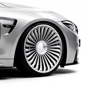 Rines de Aleación Forjados Personalizados de 19, 20, 21, 22 y 23 Pulgadas para <span class=keywords><strong>BMW</strong></span> M8 F92 M5 F90 5x112 5x120, Acabado Plateado Pulido - Product Image 6