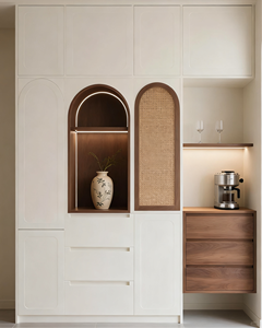 Buffet simple moderne personnalisé Buffet en bois blanc Buffet pour <span class=keywords><strong>salle</strong></span> <span class=keywords><strong>à</strong></span> <span class=keywords><strong>manger</strong></span> Approvisionnement direct d'usine - Product Image 6