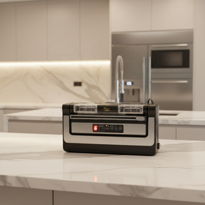 Machine de mise sous vide électrique, classe énergétique, corps en plastique, multifonctionnelle, pour sceller les articles secs et humides - Product Image 4