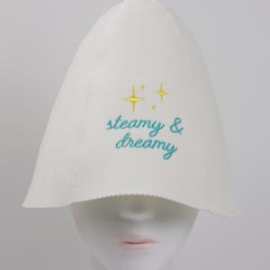 Chapeau de sauna en feutre de laine écologique de tissu de polyester GRS chaud blanc Nature 2Mm - Product Image 6