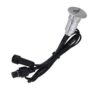 Led boong bước Đèn <span class=keywords><strong>Kit</strong></span> ấm trắng 0.6W nửa mặt trăng điện áp thấp ngoài trời boong chiếu sáng không thấm nước sân đường dẫn cầu thang lan can sàn LiG - Product Image 5