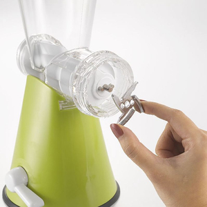 Mini Procesador de Alimentos Eléctrico 3 en 1, Picador de Alimentos Portátil de Plástico con Funciones de Rebanado, Trituración y Molienda - Product Image 3