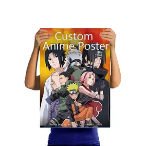 Poster Anime A0 A1 A2 A3 One Piece Wanted Kustom 3d Lenticular untuk Dinding