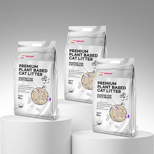 Litière pour chat en tofu, 12 kg, forte absorption, sans poussière, contrôle des odeurs, surveillance de la santé, vente en gros - Product Image 1
