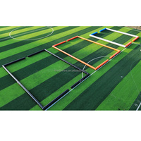 Terrain de football gonflable hermétique sur mesure pour enfants, équipement de terrain de football fabriqué en usine