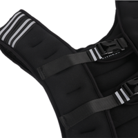 Gilets lestés en néoprène certifiés pour la gymnastique, avec bande réfléchissante, 5 kg, pour l'entraînement de force, pour femme