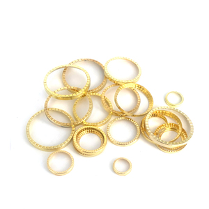 Bán buôn Vòng mẫu vải bao phủ nút DIY đánh bóng nhôm Shank thân thiện với môi may quần áo trang trí Trống Tùy Chỉnh - Product Image 4