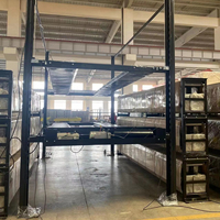 Système de stationnement de voitures à 4 poteaux, système de stationnement de voitures à trois niveaux, système de stockage de véhicules