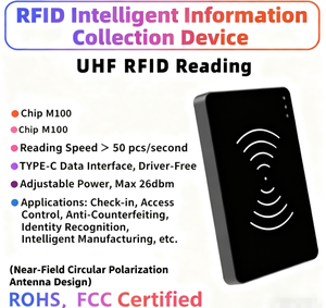 컴팩트하고 편리하며 맞춤형 데스크탑 고성능 신분 확인 출입 통제 <span class=keywords><strong>RFID</strong></span> 리더기 - Product Image 5