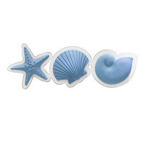 Mediterranean Resin <b>Wall</b> <b>Decor</b> Starfish Scallop Conch Shell Set Home <b>Decor</b> Hanging Ornaments Bedroom Entryway Decoration - Product Image 5