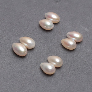 MOQ basso in coppia orecchini gioielli che fanno perla d'acqua dolce di alta qualità 8*12mm <span class=keywords><strong>a</strong></span> <span class=keywords><strong>goccia</strong></span> lunga - Product Image 3