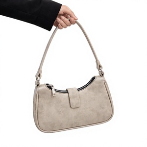 Bolso de Hombro Impermeable para Mujer Beena, Color Beige, con Cierre, Asa Única, Bandolera, para Viajes y Compras, 25x15x8cm - Product Image 1