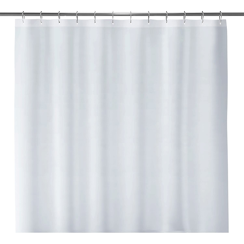 Wholesale Peva 8G Bathroom Shower Curtain Liner 72" W X 72" H Clear Heavy Duty Mildew Resistant Waterproof Shower Curtain Liner