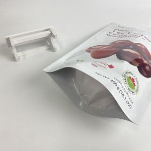 Doypack personnalisé emballage debout en plastique avec fermeture éclair feuille d'aluminium pour fruits secs cookie alimentaire - Product Image 4