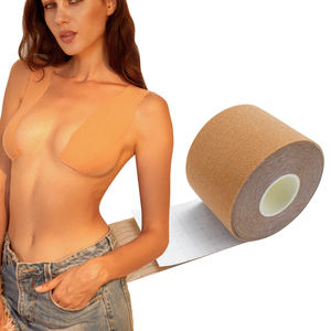 Cinta Ancha Impermeable de Color Marrón Desnudo, Rollo de Cinta para Levantamiento Instantáneo de Pecho, 5cm, 7,5 cm - Product Image 1