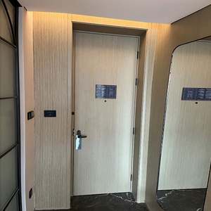 Puerta Interior Moderna sin Marco, de Madera y Plástico, Insonorizada, para Entrada de Apartamentos y Dormitorios - Product Image 4