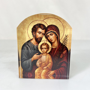 UV Impreso K9 Modelo Arco de cristal Pisapapeles Santa <span class=keywords><strong>Madre</strong></span> Hada Temática Grabado Pulido Decorativo Recuerdo MH-F0262 - Product Image 4