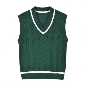 In Stock New Undershirt Fall Winter V-Neck Boys and Girls Pullover Knit <b>Sweater</b> Casual <b>Vest</b> - Product Image 1