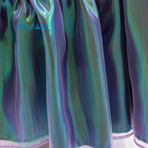 Abito da Principessa Sirena Ispirato al Cartone Animato Ariel, Costume per Bambine per Halloween - Product Image 5