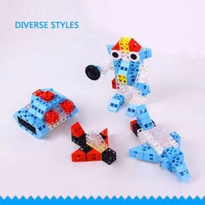 2020 Wholesale OEM Educational Toys ABS Plastic Robot Bricks Toys <b>Blocks</b> 3D DIY <b>Building</b> <b>Blocks</b> for Kids - Product Image 3