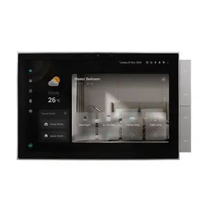 Pannello interruttori di controllo centrale Tuya Smart Home Control da 10.1 "con Touch Screen multifunzione Gateway Hub Zigbee