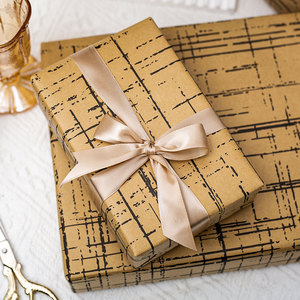 Christmas Tree and Holly <b>Pattern</b> Gift Wrapping <b>Paper</b> Double-Sided Metallized Art <b>Paper</b> for Holiday Packaging - Product Image 2