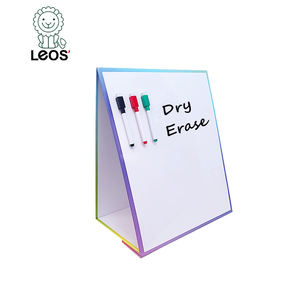 Herramienta de Aprendizaje de Doble Cara Leos para Práctica de Escritura de Estudiantes, Pizarra Magnética de Pie, Plegable, Color Personalizado, 37x32x23cm - Product Image 3