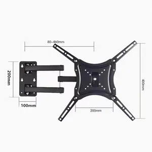 HDL-117B-2 braket TV dinding putar 26-65, dudukan dinding untuk sebagian besar TV 26-50 inci dengan Putar