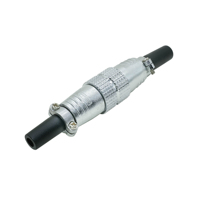 Connecteur d'aviation PLS20 de haute qualité, prise mâle droite et fiche femelle, 2, 3, 4, 5, 7, 8, 9, 10, 12, 14 broches, adaptateur de connexion de câbles