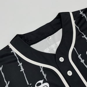 ชุดเสื้อเบสบอลสไตล์สตรีทแวร์ชุดเครื่องแบบเบสบอลออกแบบได้ตามต้องการ - Product Image 4