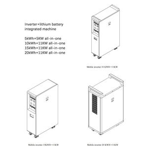 เครื่องจัดเก็บพลังงานแสงอาทิตย์แบบรวม 220V 15kWh+11kw สำหรับใช้ในครัวเรือน พร้อมแบตเตอรี่ลิเธียมไอรอนฟอสเฟต - Product Image 2