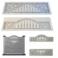 Moules pour dalles murales en pierre artificielle de ciment plastique, moules de conteneurs de soutènement et de barrières pour murs de clôture en béton