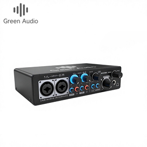 <span class=keywords><strong>Carte</strong></span> <span class=keywords><strong>son</strong></span> professionnelle GAX-FA22 Green Audio, 24 bits 192 kHz, interface audio USB <span class=keywords><strong>pour</strong></span> studio <span class=keywords><strong>de</strong></span> <span class=keywords><strong>musique</strong></span> et enregistrement en direct - Product Image 1