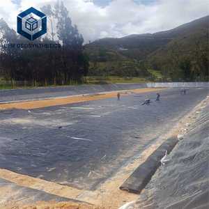 HDPE Geomembrane Liner Pond Geomembrane Glue Tape 80mm Doble cara <span class=keywords><strong>para</strong></span> estanque de Sal - Product Image 2