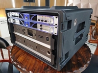 Fabricant U2 4U 6U 8U Audio PE PP Plastique Road Rack Case avec Heavy-Duty Tour Cable Trunk Flight Case