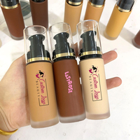 Best-seller avec logo, fond de teint liquide, label privé, fond de teint à couverture complète, vente en gros