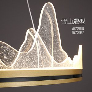 Lustre de luxe postmoderne nordique pour salon, salle à manger, chambre, bureau, espace commercial et résidentiel - Product Image 3