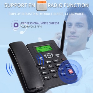 Teléfono de Escritorio GSM de Doble SIM ETS-6588 con Antena TNC para Países de Centroamérica y Sudamérica - Product Image 3