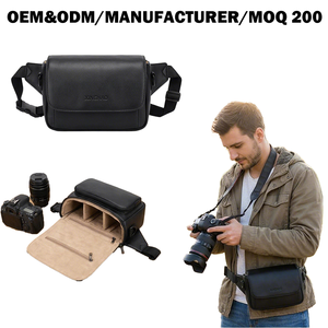 กระเป๋ากล้องแบบสะพายไหล่/คาดอก สำหรับกล้อง <span class=keywords><strong>DSLR</strong></span>/SLR คุณภาพพรีเมียม ออกแบบพิเศษสำหรับช่างภาพ เหมาะสำหรับการเดินทาง พกพาสะดวก - Product Image 1
